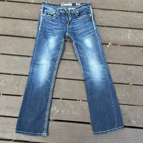 BKE men’s Carter stretch boot cut jeans size 28S - Picture 2 of 6